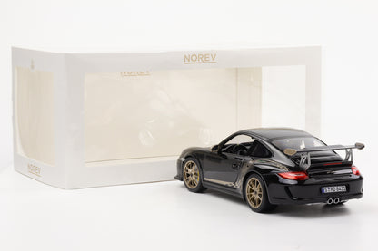 1:18 Norev Porsche 911 997.2 GT3 RS 2009 schwarz goldene Schrift 187563