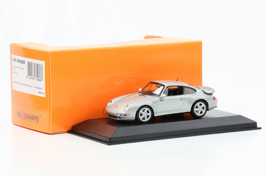 1:43 Porsche 911 993 Turbo 1995 silber metallic Minichamps Maxichamps