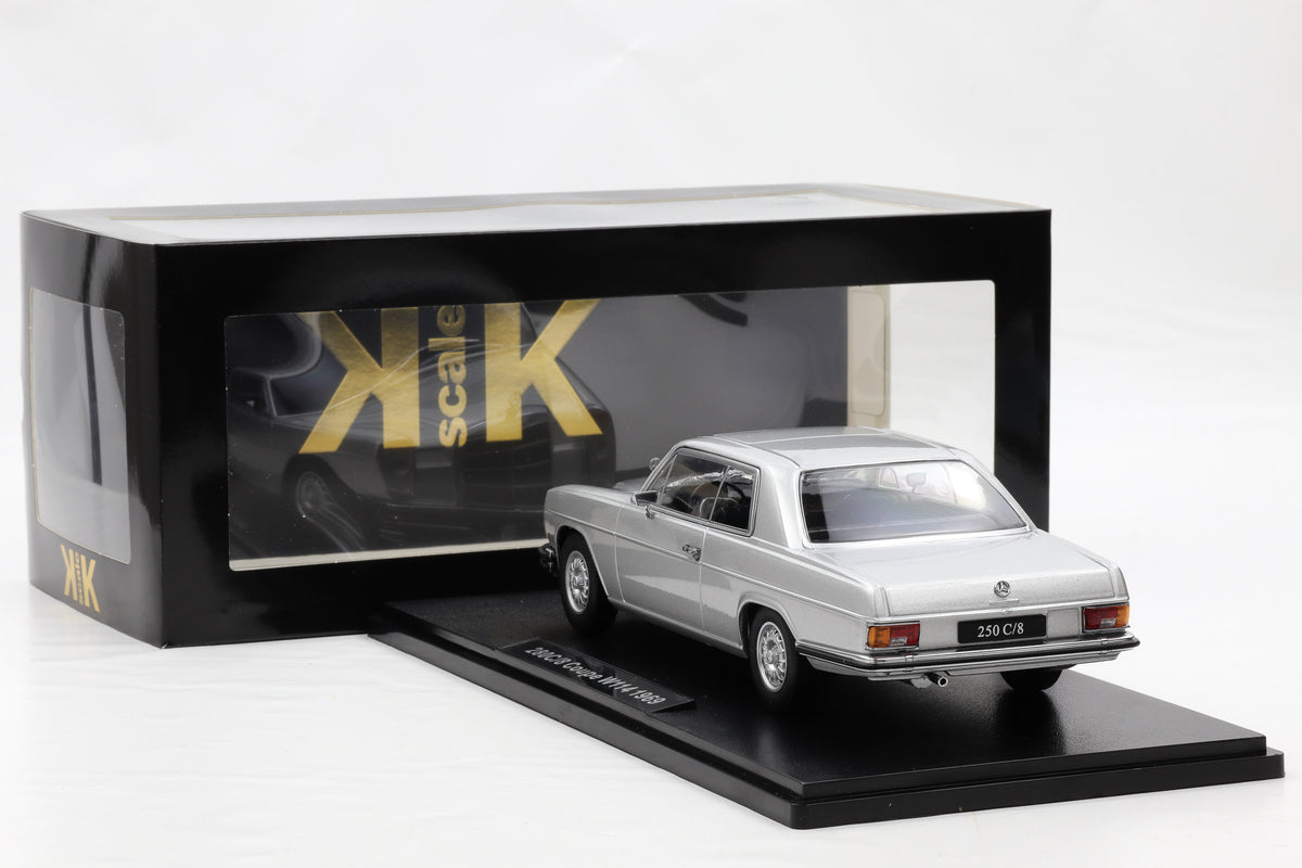1:18 Mercedes-Benz 250 C/8 Coupe W114 1969 metallic silber KK-Scale