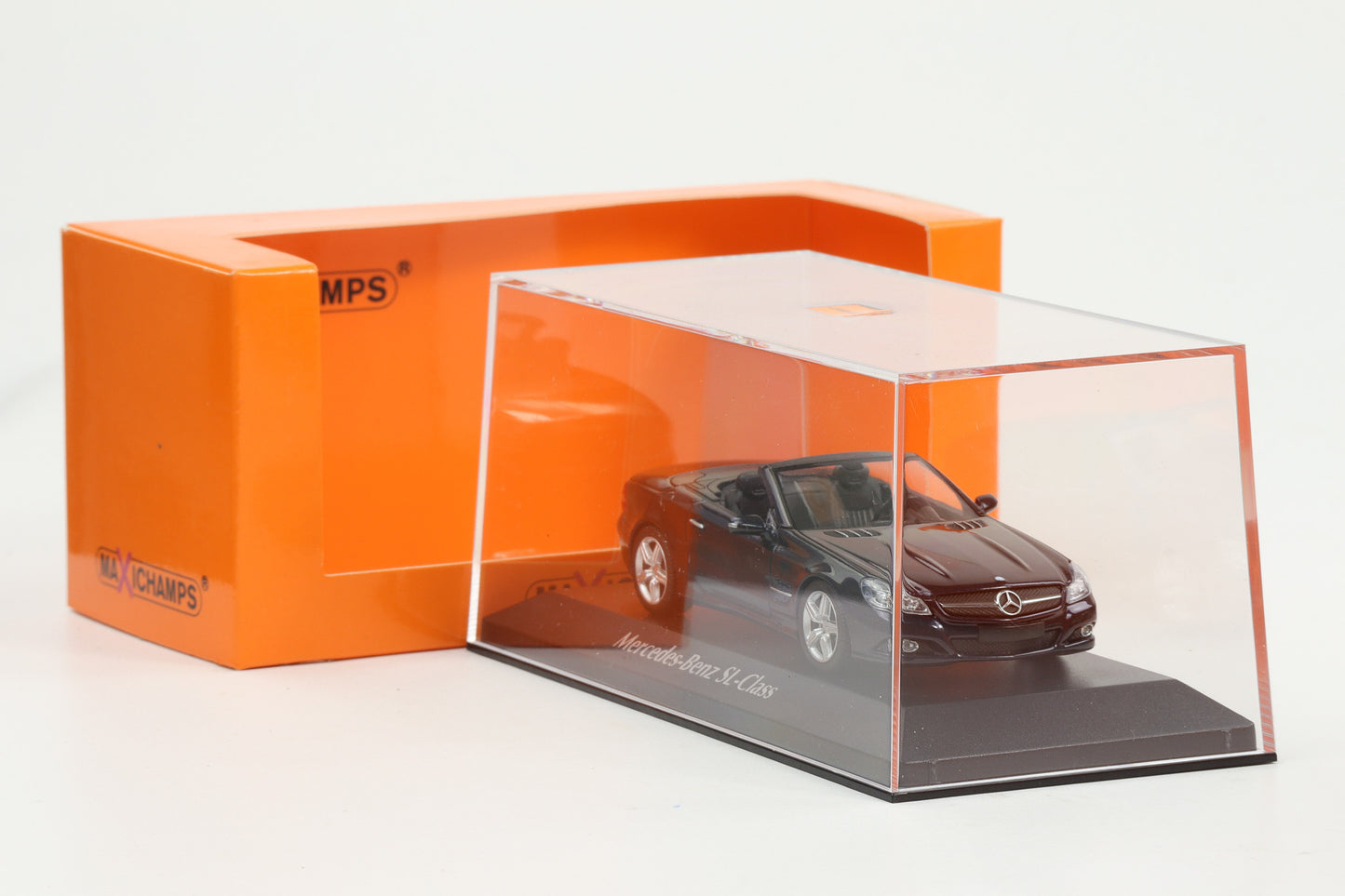 1:43 Minichamps Mercedes-Benz SL-Klasse R230 2008 blau metallic Maxichamps