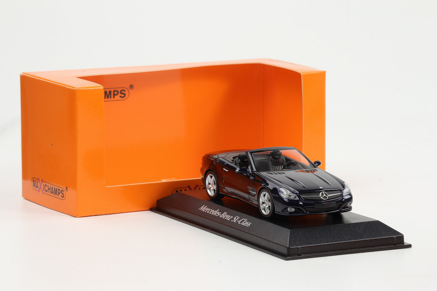 1:43 Minichamps Mercedes-Benz SL-Klasse R230 2008 blau metallic Maxichamps