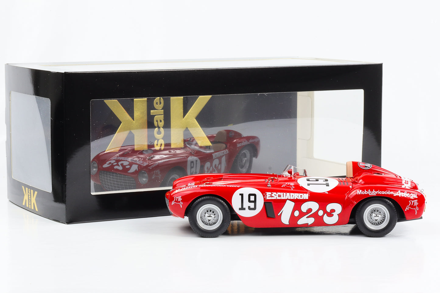 1:18 Ferrari 375 Plus #19 winner Carrera Panamericana 1954 Maglioli KK Scale