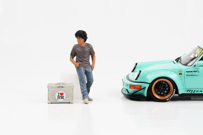 1:18 RWB Akira Nakai-san 带着手提箱 美国西洋镜 手办 2