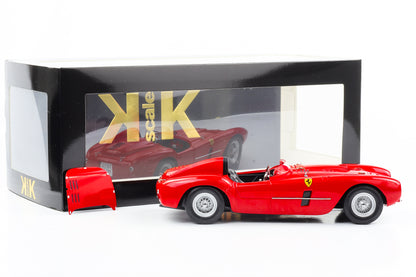 1:18 Ferrari 375 Plus 1954 Cuerpo liso rojo Escala KK Diecast