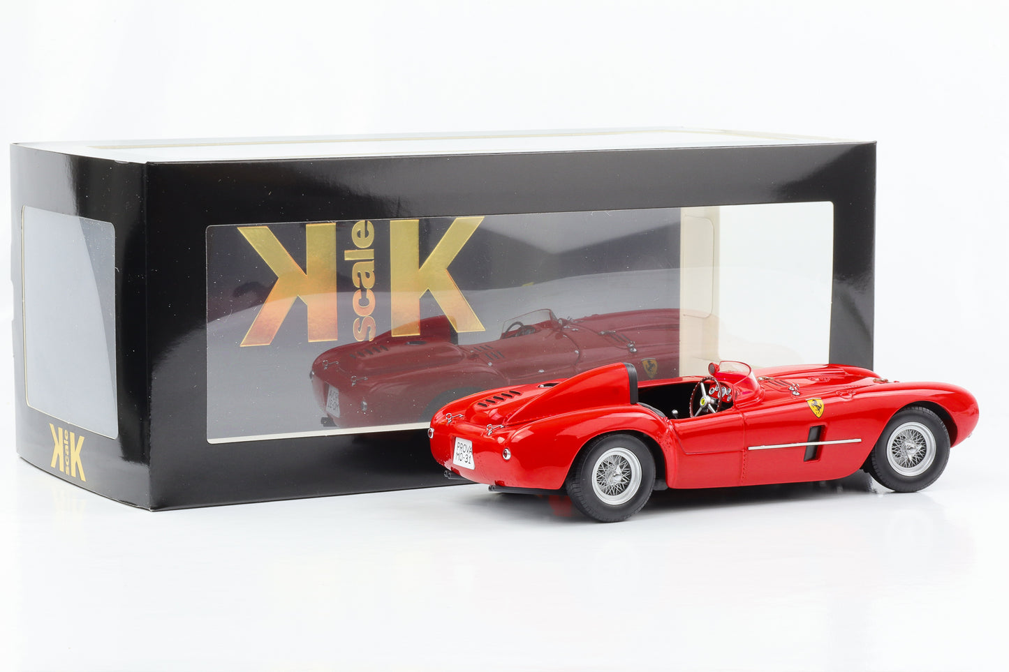 1:18 Ferrari 375 Plus 1954 Plain Body red KK Scale Diecast