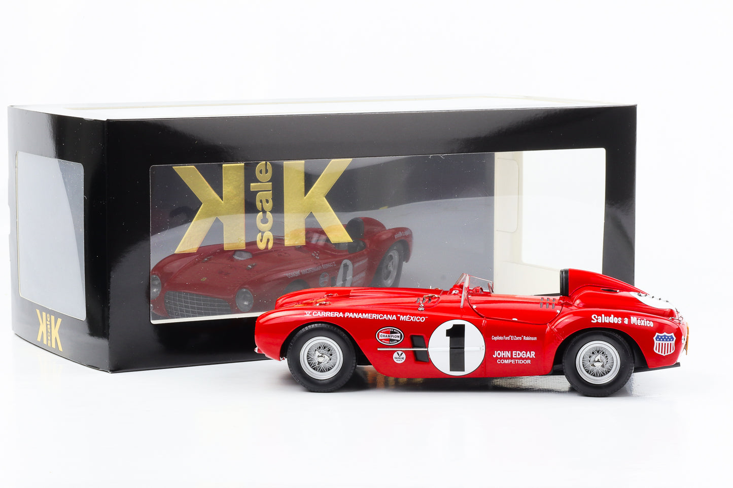 1:18 Ferrari 375 Plus #1 Carrera Panamericana 1954 McAfee Robinson KK Scale