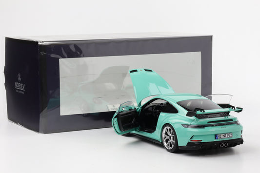 1:18 Norev Porsche 911 992 GT3 2021 mint green Norev 187316 limited 400 pcs