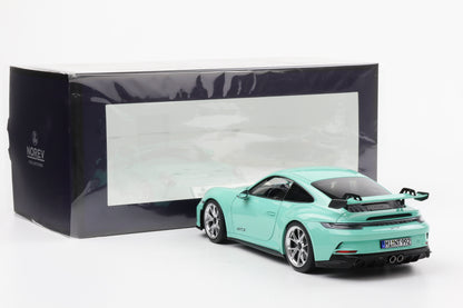 1:18 Norev Porsche 911 992 GT3 2021 mint green Norev 187316 limited 400 pcs