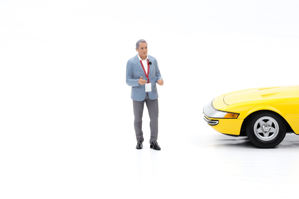 1:18 American Diorama Figur On-Air Nachrichtensprecher Newman