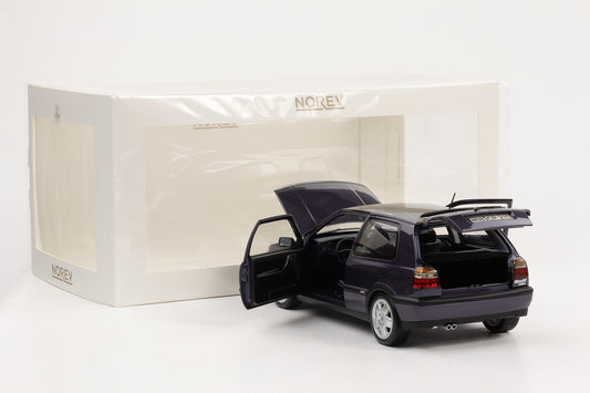 1:18 Norev Volkswagen Golf III 3 VR6 VW Rabbit VR6 1996 purple full opening