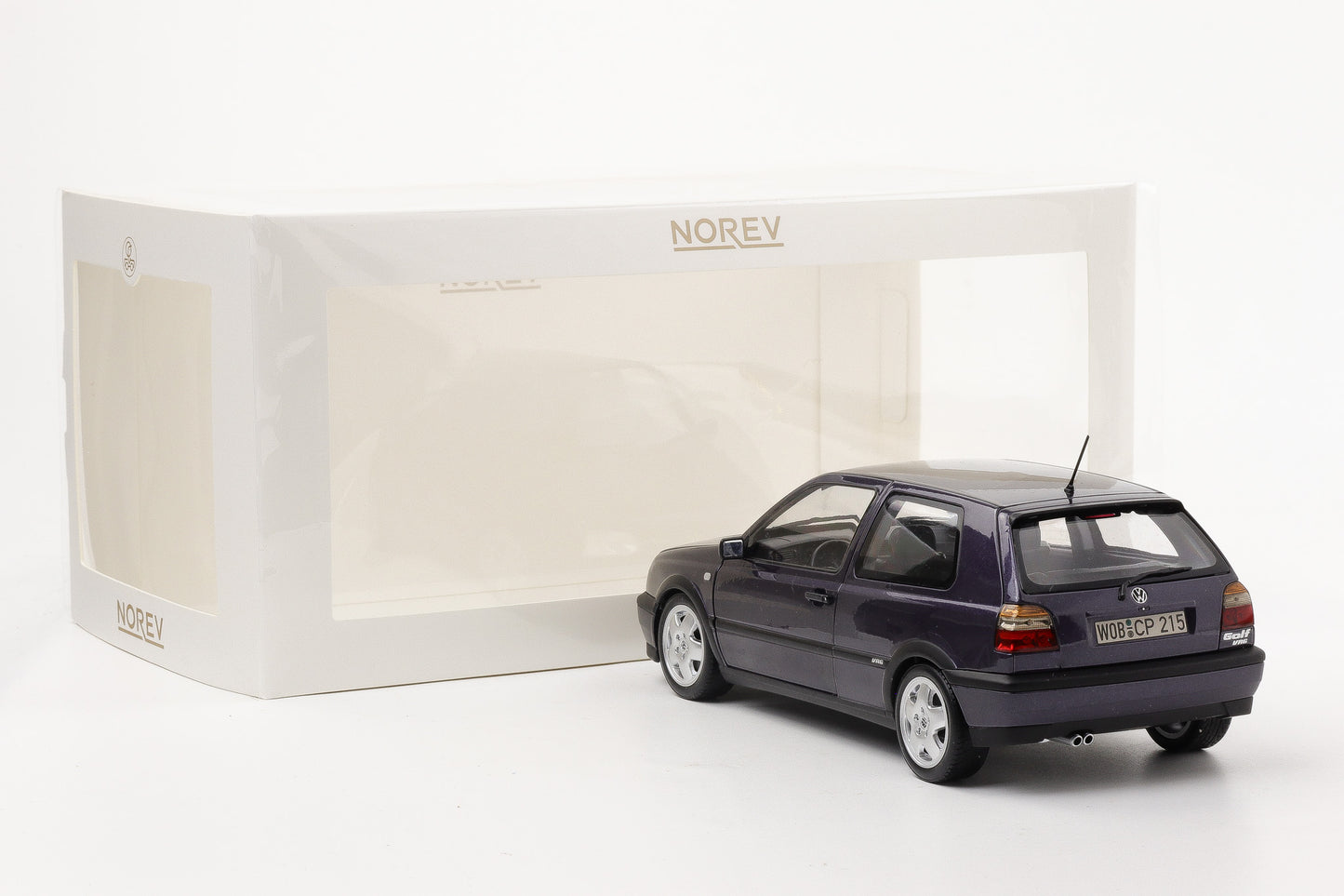 1:18 Norev Volkswagen Golf III 3 VR6 VW Rabbit VR6 1996 purple full opening