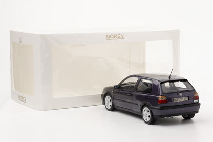 1:18 Norev Volkswagen Golf III 3 VR6 VW Rabbit VR6 1996 purple full opening