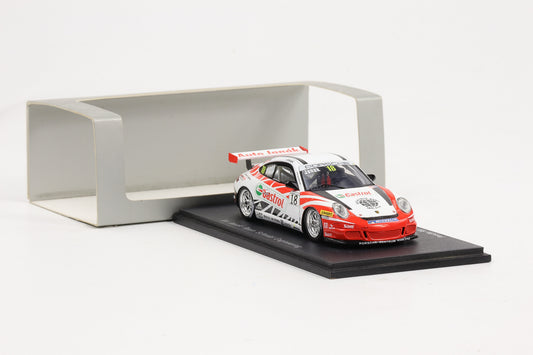1:43 Spark Porsche 997 GT3 Carrera Cup #18 2007 Castrol Schnabl Museum