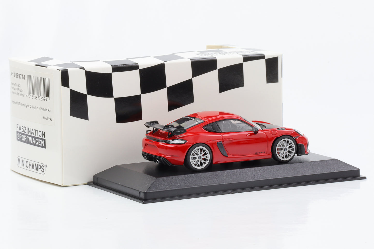 1:43 Porsche 718 982 Cayman GT4 RS 2021 red Minichamps