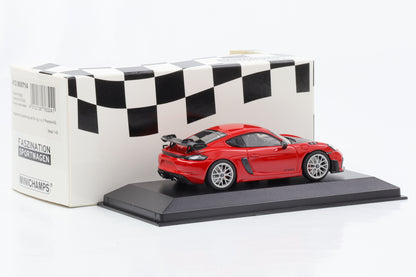 1:43 Porsche 718 982 Cayman GT4 RS 2021 rossa Minichamps