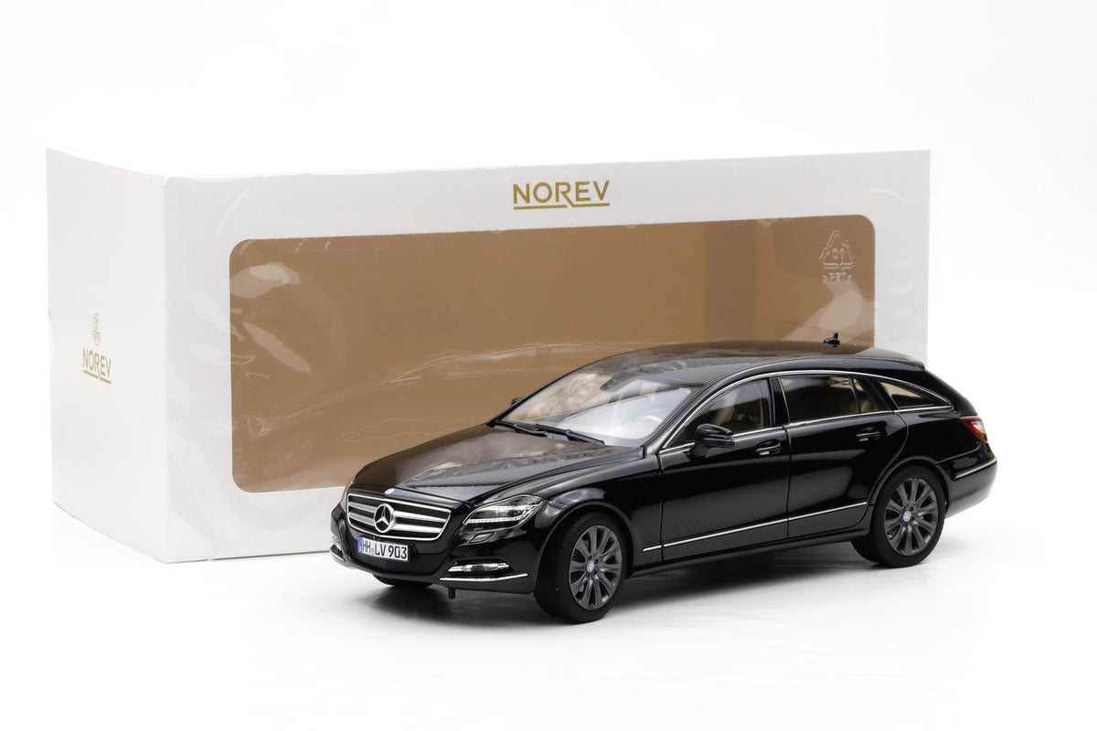 1:18 Norev Mercedes-Benz CLS Shooting Brake C218 2011 Obsidianschwarz metallic