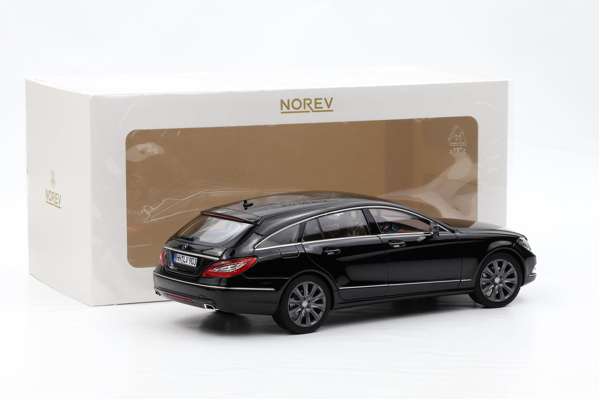 1:18 Norev Mercedes-Benz CLS Shooting Brake C218 2011 Obsidianschwarz metallic
