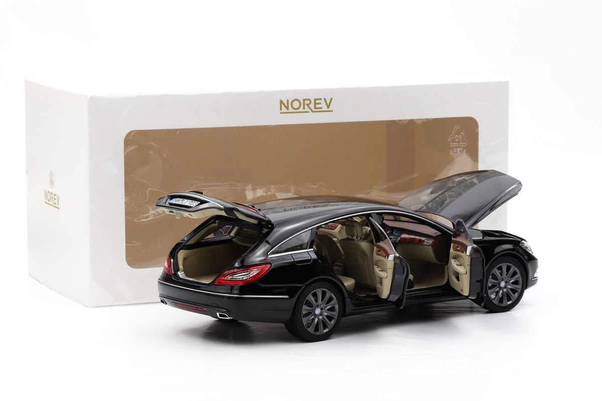 1:18 Norev Mercedes-Benz CLS Shooting Brake C218 2011 Obsidianschwarz metallic