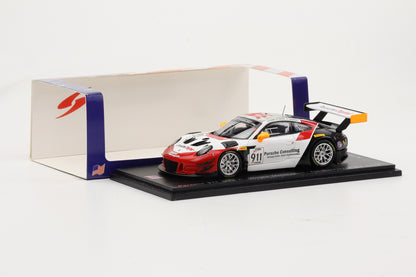 1:43 Spark Porsche 911 GT3R #911 Wright Motorsport California 8H 2018 US084