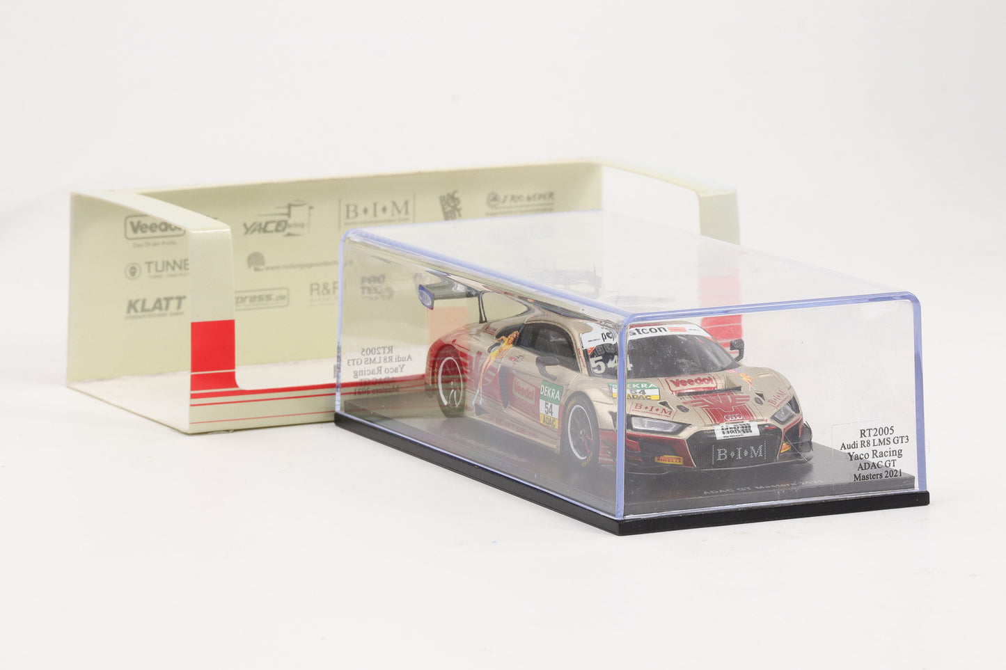 1:43 Spark Audi R8 LMS GT3 #54 Yaco ADAC GT Masters 2021 Veedol