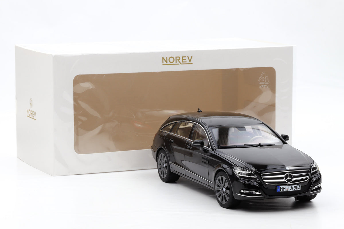 1:18 Norev Mercedes-Benz CLS Shooting Brake C218 2011 Obsidianschwarz metallic