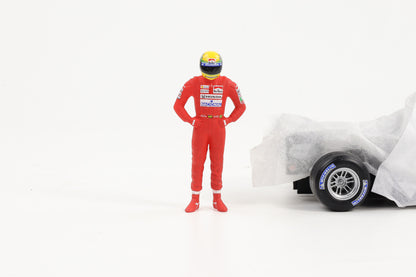 1:18 Cartrix Figur Ayrton Senna McLaren 1991 Formel 1 ca. 10cm