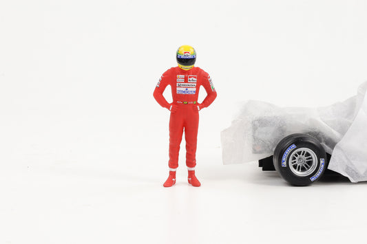 1:18 Cartrix Figur Ayrton Senna McLaren 1991 Formel 1 ca. 10cm