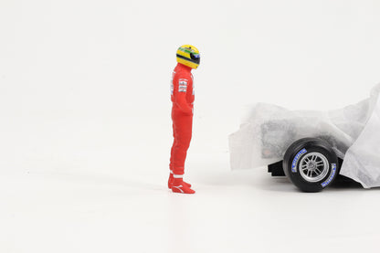 1:18 Cartrix Figur Ayrton Senna McLaren 1991 Formel 1 ca. 10cm