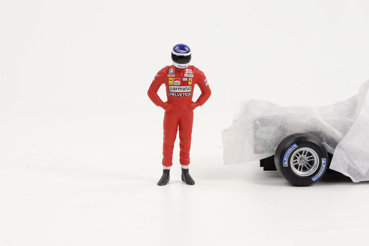 1:18 Cartrix Figur Reutemann Ferrari Formel 1 1978 F1 Resin Diorama 10cm