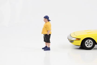 Figurine 1:18 Car Meet 1 Marcus T-shirt jaune American Diorama Figures II