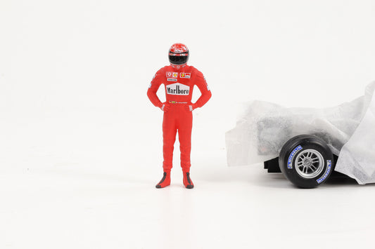 1:18 Cartrix Figur Schumacher 2003 Formel 1 F1 Resin Diorama 10cm
