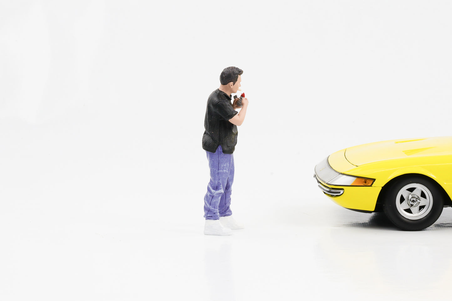 1:18 Figur Car Meet 1 Matt Zigarette raucht American Diorama Figuren VI