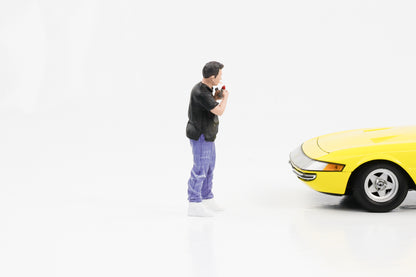 1:18 Figur Car Meet 1 Matt Zigarette raucht American Diorama Figuren VI