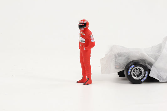 1:18 Cartrix Figur Schumacher 2003 Formel 1 F1 Resin Diorama 10cm