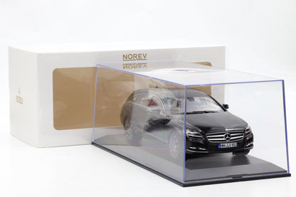 1:18 Norev Mercedes-Benz CLS Shooting Brake C218 2011 Obsidianschwarz + Vitrine