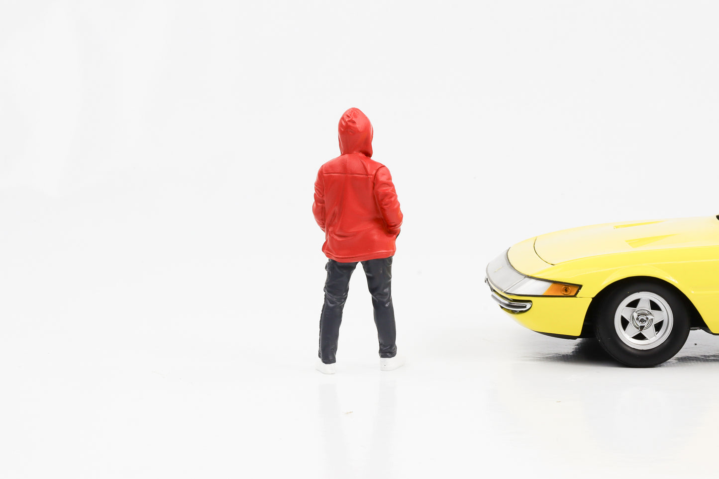 1:18 Figur Car Meet 2 Justin rote Jacke American Diorama Figuren IV