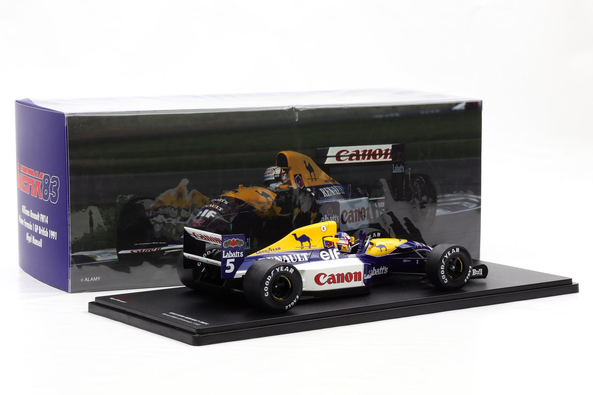 1:18 Mansell Williams FW14 #5 Formel 1 Sieger British GP 1991 Werk83
