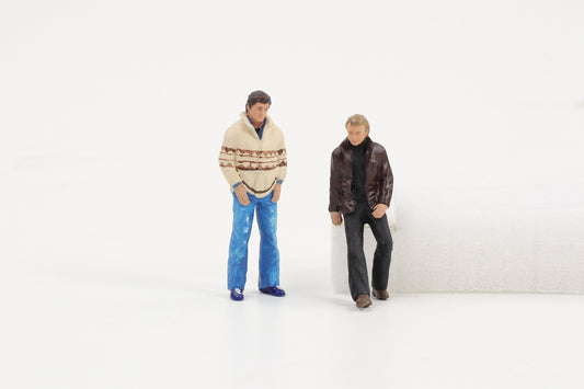 1:43 Cartrix Figur Set Starsky & Hutch für Modellauto Diorama Figuren 4 cm