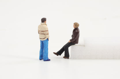 1:43 Cartrix Figur Set Starsky & Hutch für Modellauto Diorama Figuren 4 cm
