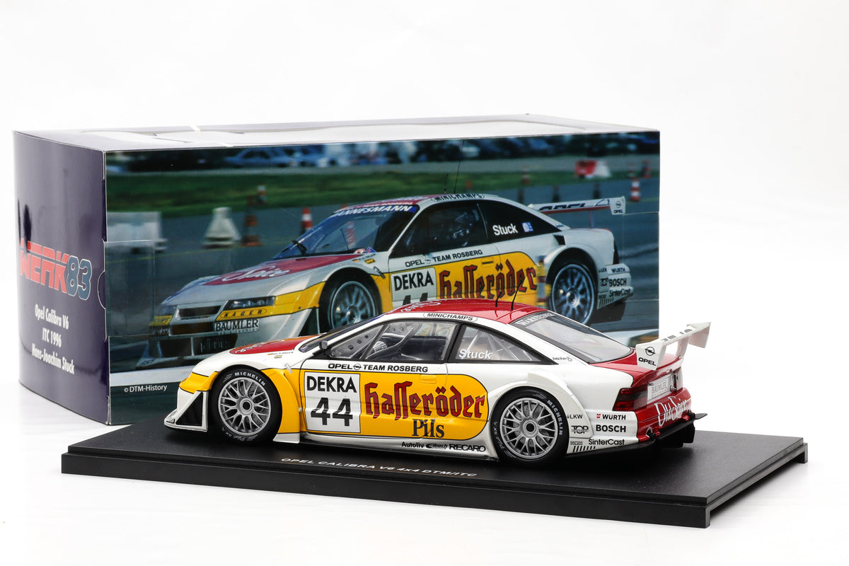 1:18 Opel Calibra V6 4x4 Hans-Joachim Stuck #44 Hasseröder ITC 1996 Werk83