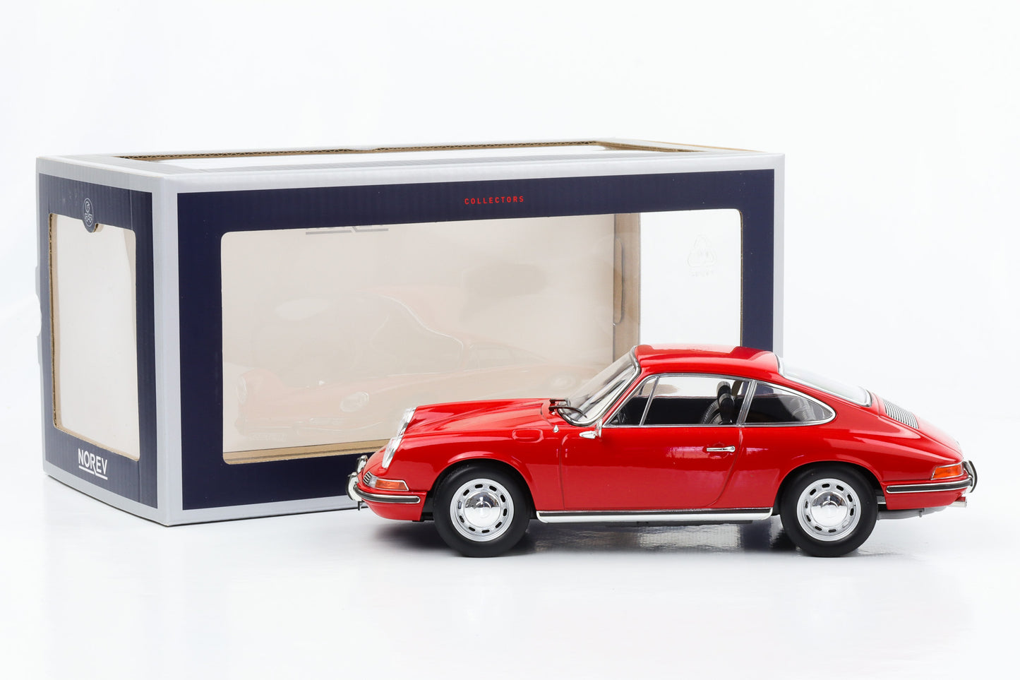 1:18 Porsche 911 L Coupe 1968 polo rot Norev 187200 limited