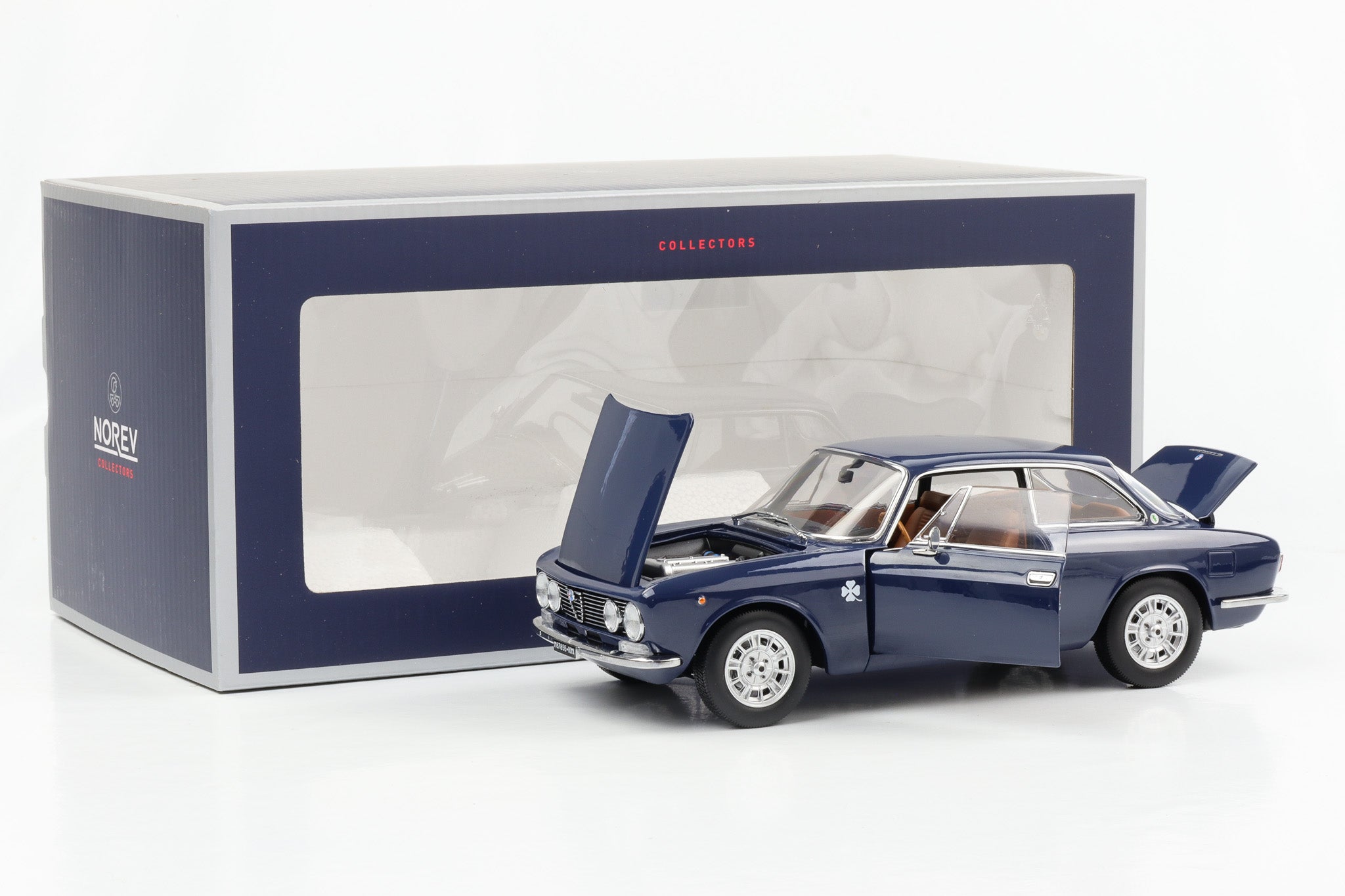 1:18 Alfa Romeo 1300 GT Junior Coupe 1973 dark blue Norev Limited 500 pcs.