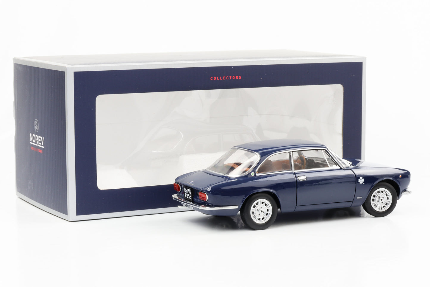 1:18 Alfa Romeo 1300 GT Junior Coupe 1973 azul oscuro Norev Limited 500 uds.