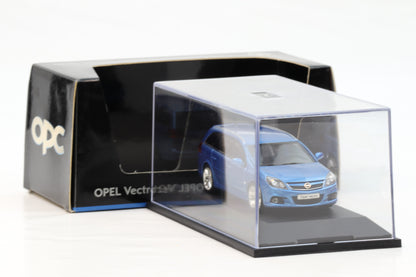 1:43 Schuco Opel Vectra Caravan OPC blau metallic Dealer