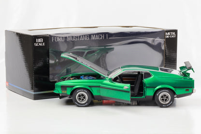 1:18 Ford Mustang Mach 1 Coupe 351 Ramp Air 1971 Grabber green Sun Star