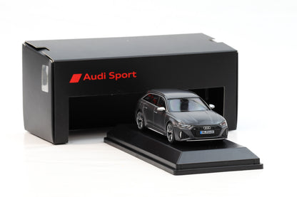 1:43 Minichamps Audi RS6 RS 6 Avant C8 daytonagrau matt Dealer Audi Sport