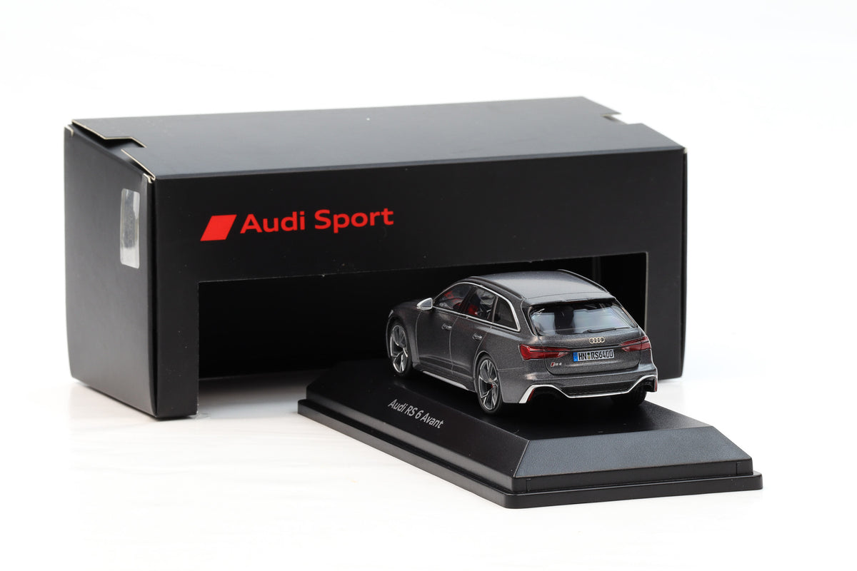 1:43 Minichamps Audi RS6 RS 6 Avant C8 daytonagrau matt Dealer Audi Sport