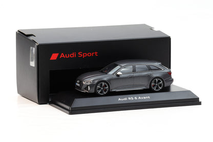 1:43 Minichamps Audi RS6 RS 6 Avant C8 daytonagrau matt Dealer Audi Sport