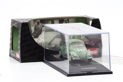 1:43 Schuco VW Bretzelkäfer #347 Mille Miglia 1954 Strähle Spingler / gebraucht