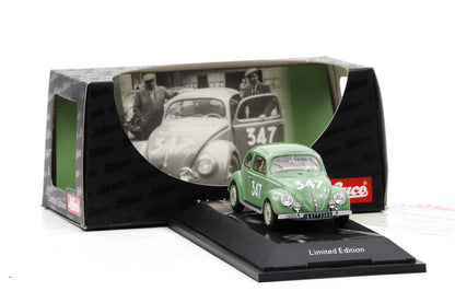 1:43 Schuco 1:43 Schuco VW Bretzelkäfer #347 Mille Miglia 1954 Strähle Spingler